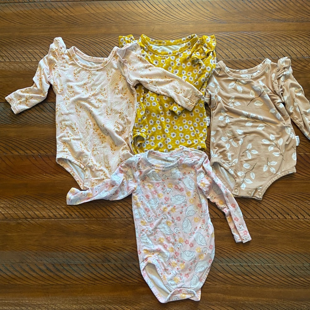 Bamboo Long Sleeve Bodysuits